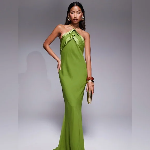 chartreuse dress maxi Sofia Chartreuse Green Maxi Dress-ALLW062 – Amylynn USA